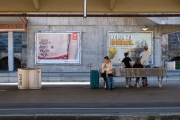 Fahrt mit dem Schienenersatzverkehr von Wuppertal nach Düsseldorf  (c) Astrid Padberg