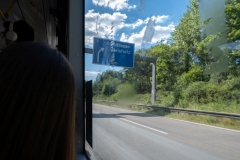 Fahrt mit dem Schienenersatzverkehr von Wuppertal nach Düsseldorf  (c) Astrid Padberg