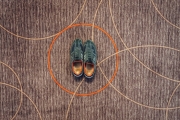 Muster (c) Andreas Otto, Schuhe passend zum Hotelteppichboden