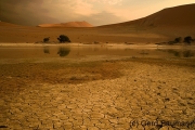Unwetterstimmung in der Wüste, Sossousvlei / Namib