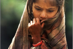 Mädchen, Gorepani, Nepal