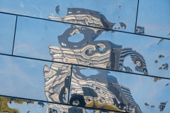 Moderne Architektur - Spiegelungen - Jan Wellem Platz  (c) Detlef Buxmann