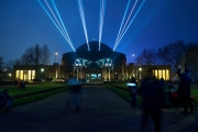 Lasershow Tonhalle Düsseldorf (c) Ulrike Kaulfuß