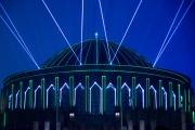 Lasershow Tonhalle Düsseldorf (c) Ulrike Kaulfuß